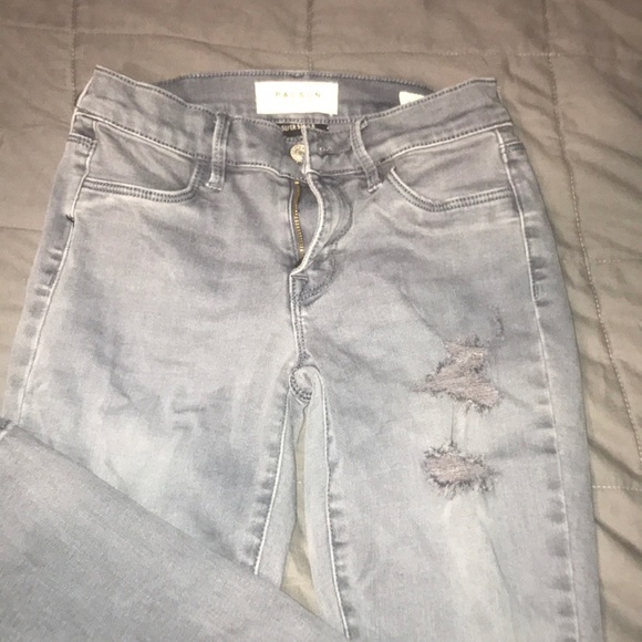 dark grey pacsun ripped jeans - Picture 3 of 6